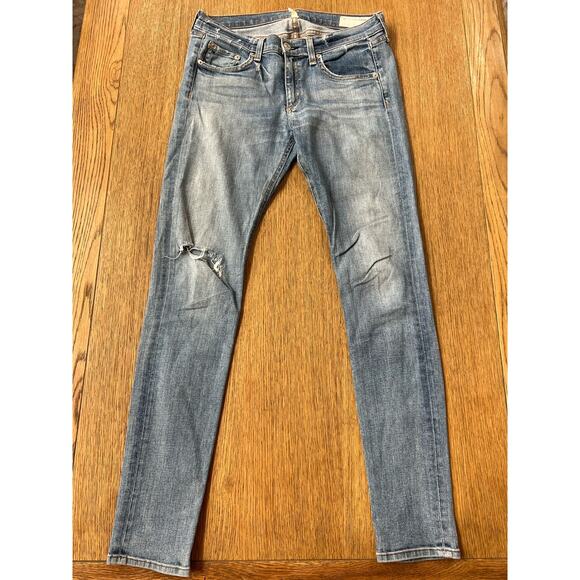 rag & bone Denim - Rag and Bone Light Wash Distressed Skinny Jeans
Size 28